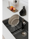 Сушилка для посуды sinkin чёрный-никель