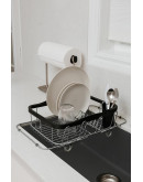 Сушилка для посуды sinkin чёрный-никель