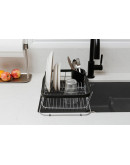 Сушилка для посуды sinkin чёрный-никель