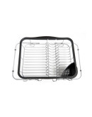 Сушилка для посуды sinkin чёрный-никель