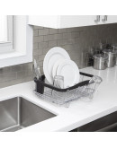 Сушилка для посуды sinkin чёрный-никель