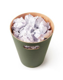 Корзина для мусора woodrow зелёная