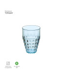 Сервировка: Бокал tiffany голубой Бокал tiffany голубой