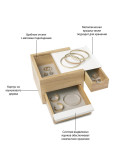 Шкатулка для украшений stowit mini белая