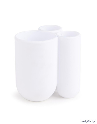 Стакан для зубных щеток touch белый
