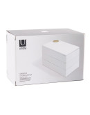 Косметички и органайзеры: Шкатулка spindle белая Шкатулка spindle белая