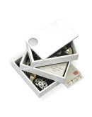 Шкатулка spindle белая