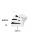 Шкатулка spindle белая