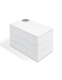 Шкатулка spindle, белая