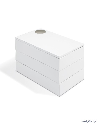 Шкатулка spindle белая