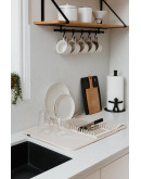 Коврик для сушки посуды udry экрю