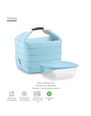 Термосумки: Набор термосумка+контейнер handy малый голубой Набор термосумка+контейнер handy малый голубой