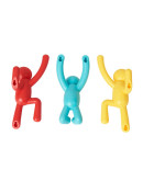 Вешалки-крючки buddy 3 шт. разноцветные яркие