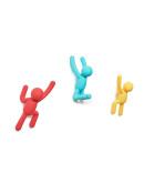 Вешалки: Вешалки-крючки buddy 3 шт. разноцветные яркие Вешалки-крючки buddy 3 шт. разноцветные яркие