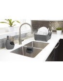 Диспенсер для мыла с подставкой для губки joey графит