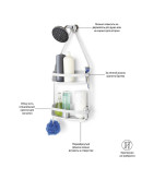 Органайзер для ванной flex белый