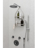 Органайзер для душа flex серый