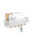 Вешалки: Полка-органайзер estique белая Полка-органайзер estique белая