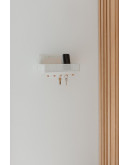 Вешалки: Полка-органайзер estique белая Полка-органайзер estique белая