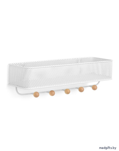 Вешалки: Полка-органайзер estique белая Полка-органайзер estique белая