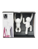 Вешалки: Вешалки-крючки buddy 3 шт. белые Вешалки-крючки buddy 3 шт. белые