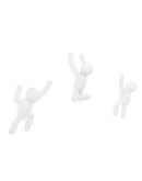 Вешалки: Вешалки-крючки buddy 3 шт. белые Вешалки-крючки buddy 3 шт. белые