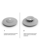 Фильтр для слива flex серый