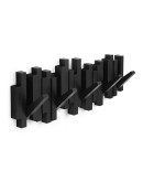 Вешалки: Вешалка настенная sticks черная Вешалка настенная sticks черная