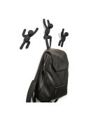 Вешалки: Вешалки-крючки buddy 3 шт. черные Вешалки-крючки buddy 3 шт. черные