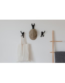 Вешалки-крючки buddy 3 шт. черные