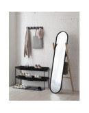 Вешалка настенная flip, 50,8 см, дерево-никель, 5 крючков Вешалка настенная flip, 50,8 см, дерево-никель, 5 крючков