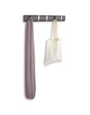 Вешалка настенная flip, 50,8 см, дерево-никель, 5 крючков Вешалка настенная flip, 50,8 см, дерево-никель, 5 крючков