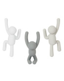 Набор крючков buddy серый, 3 шт.