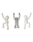 Набор крючков buddy серый, 3 шт.