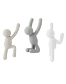 Набор крючков buddy серый, 3 шт.