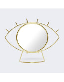 Зеркало настольное cyclops, золотое