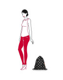 Рюкзак складной mini maxi sacpack mixed dots